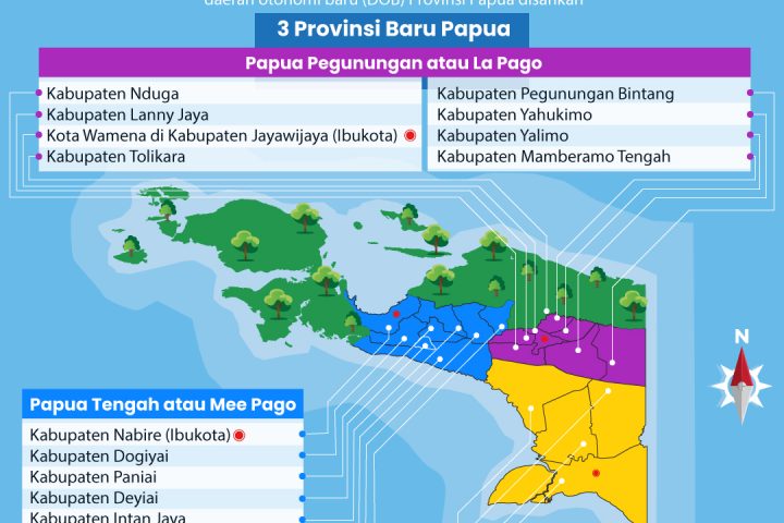 3 Provinsi Baru Papua
